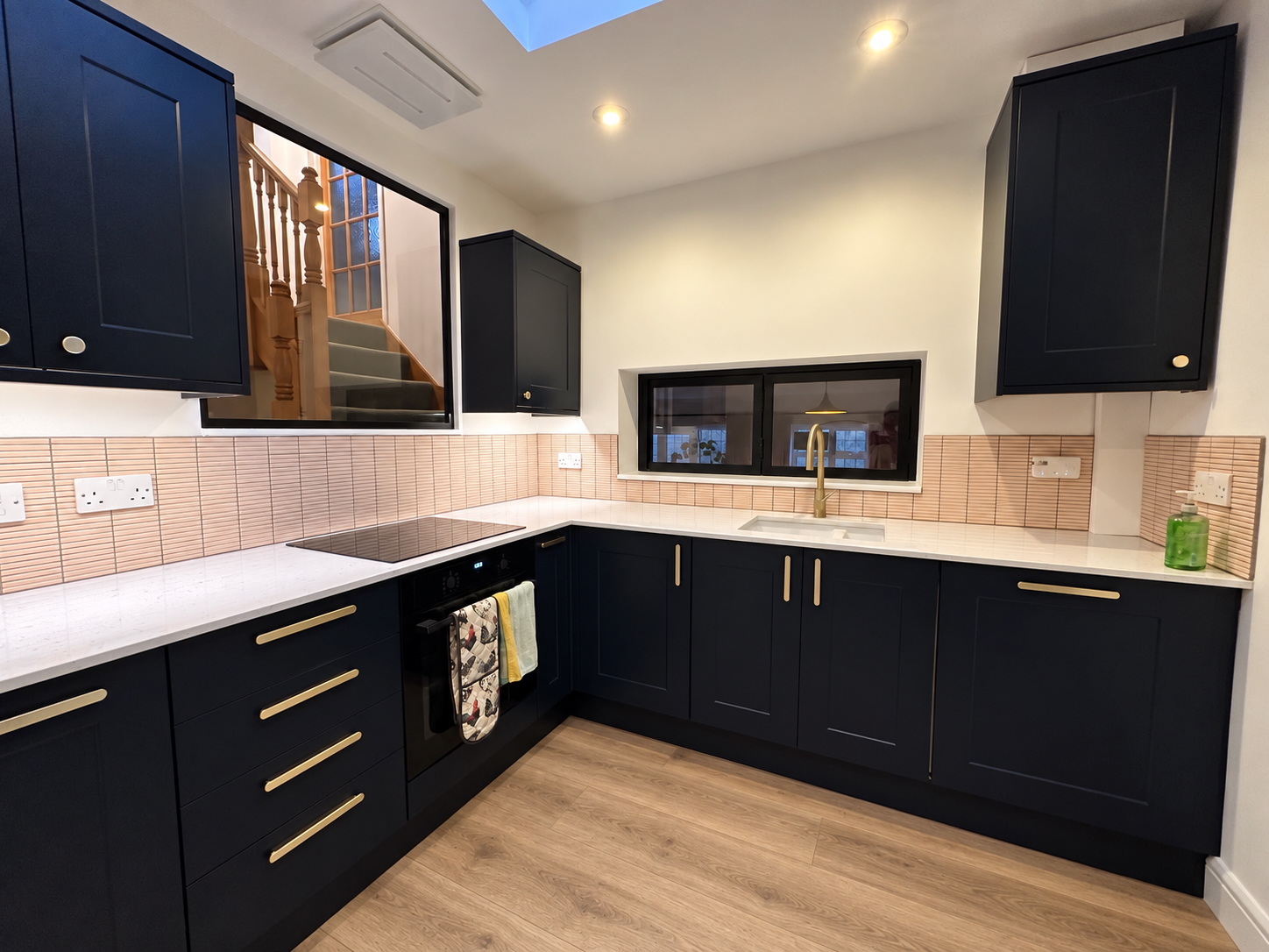 Recent Project — Brass detailing and contemporary shaker styling